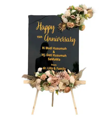 Papan Bunga Akrilik Cibaregbeg