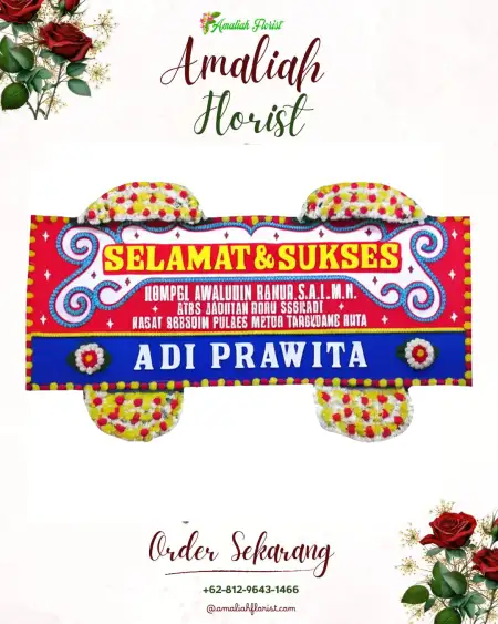 Papan Bunga Ucapan Selamat Cibaregbeg